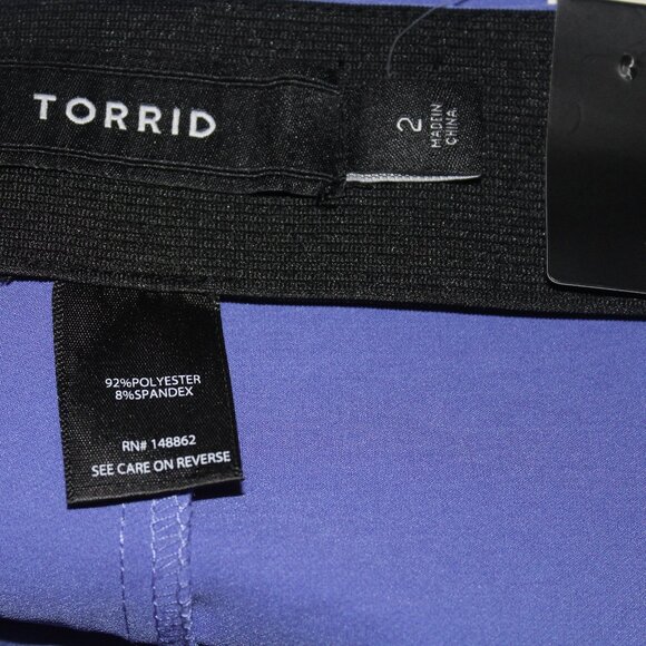 Torrid Pull-On‎ Wide Leg Studio Refined Crepe High-Rise Pants (1486) - Picture 11 of 11
